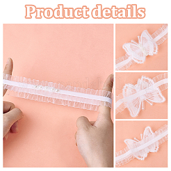 1 Set Schmetterlings-Polyester-Strumpfband-Beinring-Sets&nbsp;DIY-OC0013-43B
