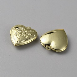 Ciondolo medaglione in ottone di San Valentino&nbsp;KK-WH0054-70G