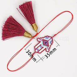 Gliederarmbänder aus Glasperlen&nbsp;AU4497-1