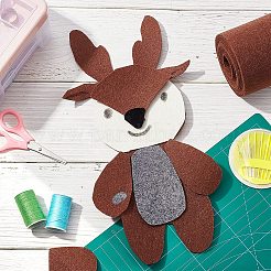 Autocollant en feutre de polyester&nbsp;DIY-WH0223-18E