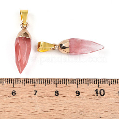 Synthetische Quarzglaskirsch Pendants&nbsp;G-N345-01D