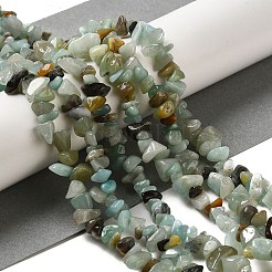 Brins de perles d'amazonite de fleurs naturelles&nbsp;G-M205-12-01