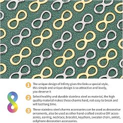 100 pz 2 colori connettori in acciaio inossidabile 304&nbsp;STAS-UN0026-46
