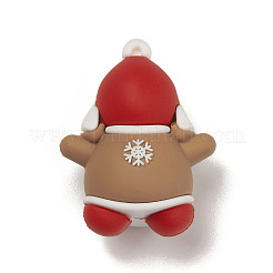 Gros pendentifs de style noël en plastique pvc&nbsp;PVC-O001-02D