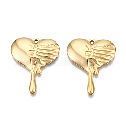Pendentifs en acier inoxydable avec placage ionique (IP) 201&nbsp;STAS-N098-065LG