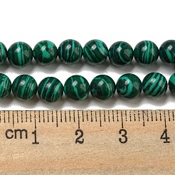 Synthetik Malachit Perlen Stränge&nbsp;G-B071-F01-02
