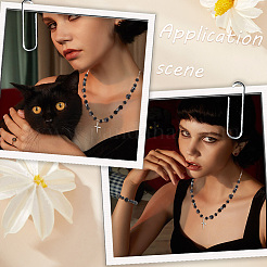 DIY-Sets zum Basteln von Stretch-Armbändern mit Gothic-Motiv&nbsp;DIY-SC0030-44