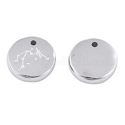 Breloques en acier inoxydable chirurgical 316 anti-ternissement&nbsp;STAS-S116-418F-P
