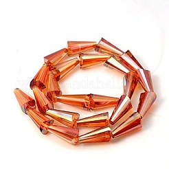 Perles en verre electroplate&nbsp;EGLA-E001-M