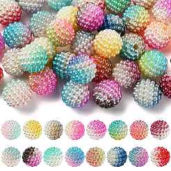 40pcs perles acryliques imitation perle&nbsp;OACR-FS0002-89A-11