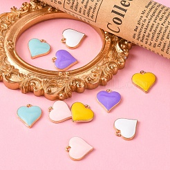 10pcs 5 pendentifs en alliage de couleurs&nbsp;ENAM-YW0002-07