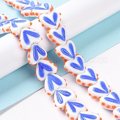 Fili di perline a lume fatti a mano a forma di cuore&nbsp;LAMP-G150-01A