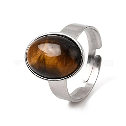 Anillos ajustables de acero inoxidable 304 para mujer.&nbsp;GG-CBA7994-04P-18