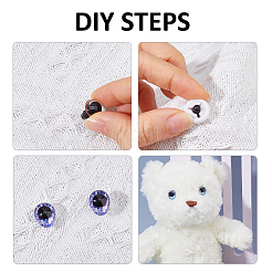 1 sac d'yeux de sécurité en plastique pour artisanat&nbsp;DIY-FH0010-70C