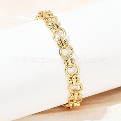 Bracelets à maillons en acier inoxydable 304&nbsp;BJEW-H207-01B-G