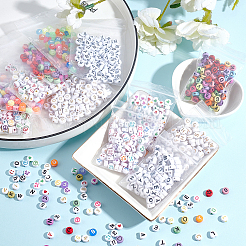 1234 Stück 12 Stil undurchsichtige Acrylperlen&nbsp;OACR-PH0001-70