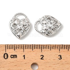 Pendentifs avec zircon cubiques à micro-pavés en laiton&nbsp;KK-K351-63P