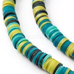 Handgemachte Fimo-Perlen Stränge&nbsp;CLAY-R089-6mm-T02B-26