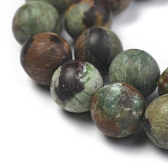 Chapelets de perles en opale vert naturel&nbsp;G-K209-04B-10mm-A