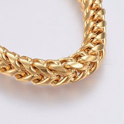 Bracelets à chaîne en acier inoxydable 304&nbsp;BJEW-L631-39G