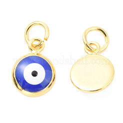 Charms del esmalte de bronce&nbsp;ZIRC-J025-71G-A