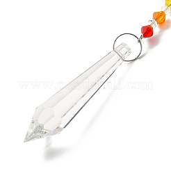 Chakra-Thema-Edelstein-Anhänger-Dekoration&nbsp;LS-AJEW-P098-12P