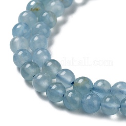 Natürliche blaue Calcit Perlen Stränge&nbsp;G-F756-A02-01