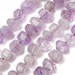 Natürlichen Amethyst Nuggets Perlenstränge&nbsp;G-P082-15