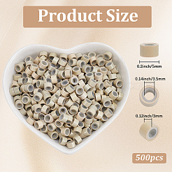 500 manchette en silicone pour cheveux&nbsp;OHAR-SP0001-14C