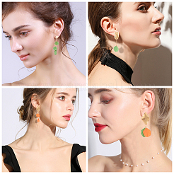 Kits de fabrication de boucles d'oreilles à thème pétales DIY&nbsp;DIY-SC0001-60G