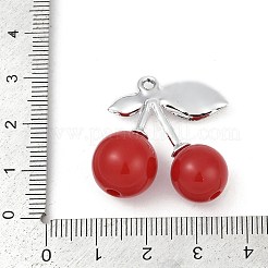 Pendentifs en alliage et acrylique&nbsp;PALLOY-S053-01P-D