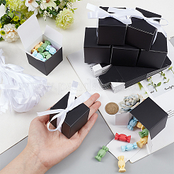 Süßigkeitenschachteln aus Papier mit quadratischer Faltung&nbsp;CBOX-WH0003-36A