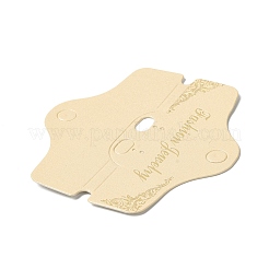 Piega di carta su schede espositive per orecchini di gioielli&nbsp;CDIS-M005-03