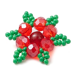 3 pieza de 3 estilos de cornalina natural tejida (teñida y calentada) y jade de Malasia teñido y cuarzo rosa y cuentas de semillas de vidrio&nbsp;PALLOY-MZ00319