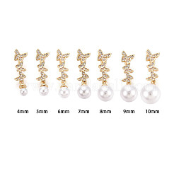 Messing micro pave zirkonia tasse perle peg kautionen pin anhänger&nbsp;KK-T079-27G
