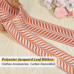 5 m langes Polyester-Jacquard-Blattband&nbsp;OCOR-OC0001-59C