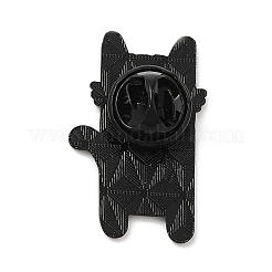Katze mit Wort-Emaille-Pins&nbsp;JEWB-G023-03D
