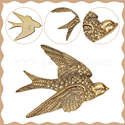 Figurines d'oiseaux aériens en résine&nbsp;DJEW-WH0016-66
