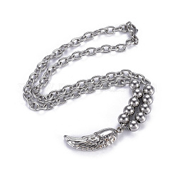 Colliers pendentifs en acier inoxydable 304 anti-ternissement&nbsp;NJEW-O113-04P