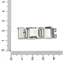 201 Edelstahl-Uhrenarmbandverschlüsse&nbsp;STAS-K252-14B-P