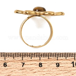 Anillos abiertos de acero inoxidable 304 para mujer&nbsp;GG-CBA7994-02G-11