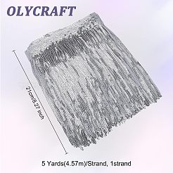 Bordures en dentelle à pampilles en polyester&nbsp;OCOR-OC0001-10