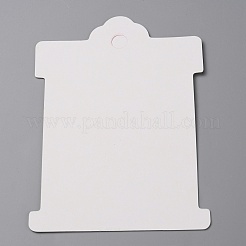 100 pz schede di visualizzazione della cravatta dei capelli di carta&nbsp;CDIS-WH0006-13C
