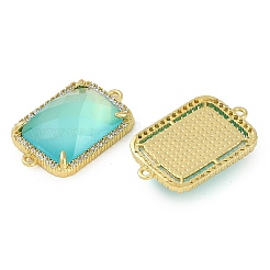 Estante de placas micro latón allanan colgantes de circonio cúbico&nbsp;KK-R165-07G