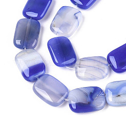 Chapelets de perles d'agate naturelle&nbsp;G-N356-03A-07