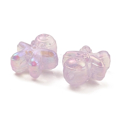 Placage uv lumineux perles acryliques irisées arc-en-ciel&nbsp;PACR-E002-04