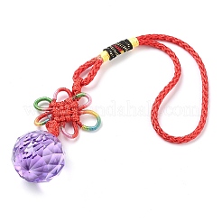 Boules rondes en verre à suspendre&nbsp;LS-HJEW-Z006-01B