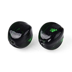 Perline murano con foglia argento fatto a mano&nbsp;FOIL-T024-12B