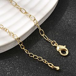 Collane con catena in ottone da 3 mm per donna&nbsp;NJEW-F366-01A