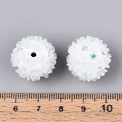 Handgemachter Polymer Clay Strass mit Gänseblümchenblüte aus Harz&nbsp;CLAY-T022-02D